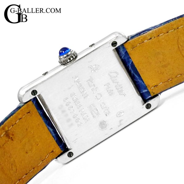 画像7: CARTIER カルティエ マストタンク 6057002 ブルーインデックス ホワイトローマン SM シルバー  | 250801