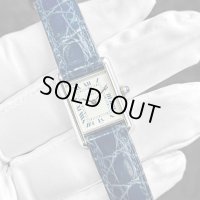 CARTIER カルティエ マストタンク 6057002 ブルーインデックス ホワイトローマン SM シルバー  | 250801