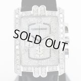 Harry Winston Avenue C Chronograph 18K White Gold 330/MCA Pave Diamond