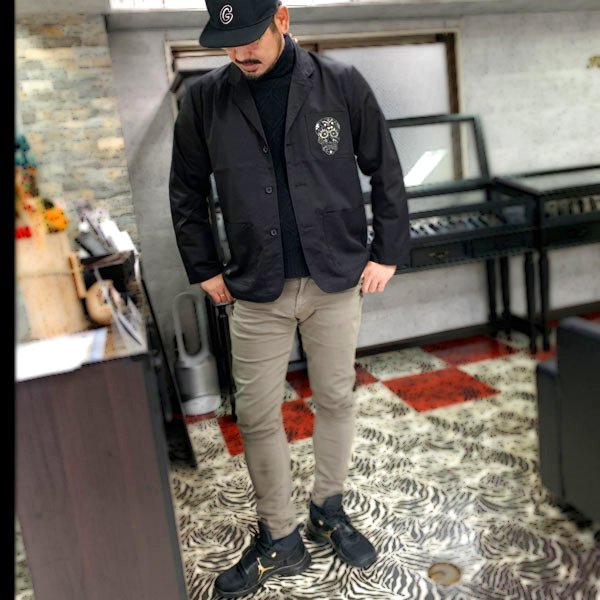 メキシカンスカル スワロフスキー ジャケット