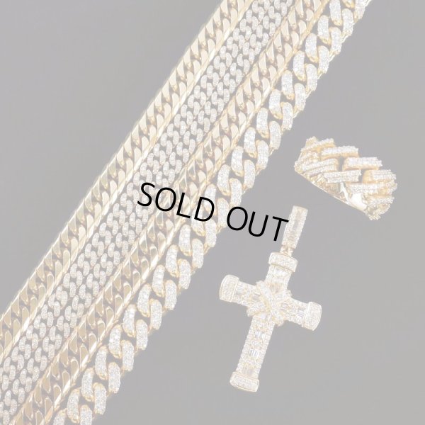 画像9: 10K マイアミキューバンチェーン ダイヤモンド ネックレス 5.63ct 幅5mm 56cm