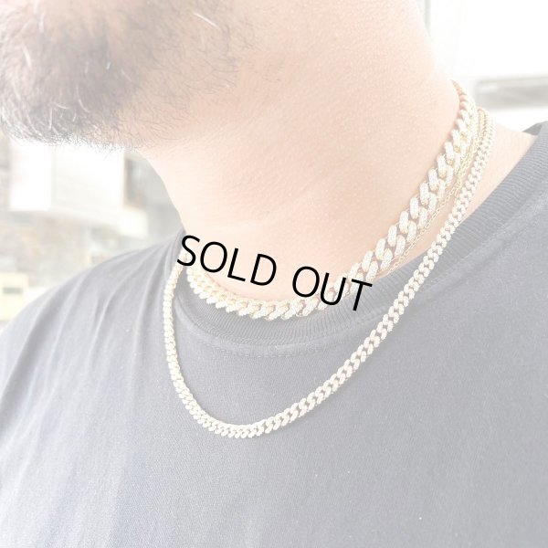 画像6: 14K マイアミキューバンチェーン ダイヤモンド ネックレス 11.7ct 幅10mm 45cm AVALANCHE