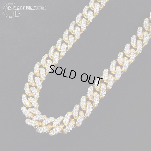 画像5: 14K マイアミキューバンチェーン ダイヤモンド ネックレス 11.7ct 幅10mm 45cm AVALANCHE