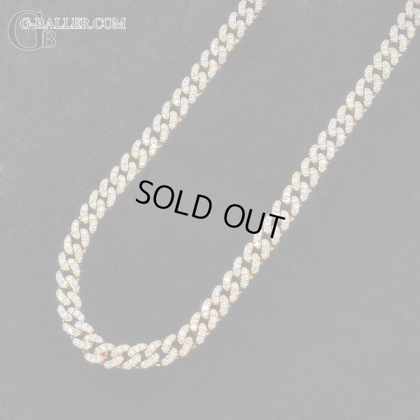 画像5: 10K マイアミキューバンチェーン ダイヤモンド ネックレス 5.63ct 幅5mm 56cm