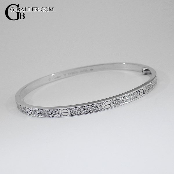 ラブブレスレット新作のダイヤ加工を致します。