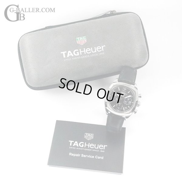 画像7: 【純正ケース付属】TAG HEUER タグホイヤー モンツァ クロノグラフ 自動巻 ブラック文字盤 レザーベルト CR2113-0 38mm / 23225