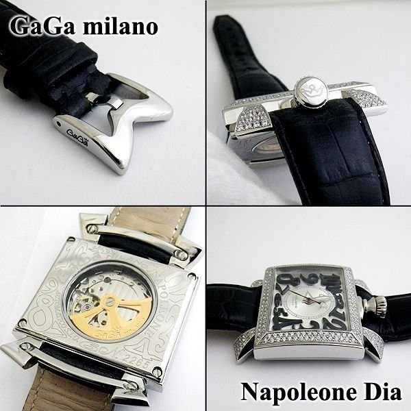 画像4: ガガミラノ ナポレオーネ 48mm ダイヤ GaGa milano 時計