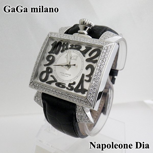 画像2: ガガミラノ ナポレオーネ 48mm ダイヤ GaGa milano 時計