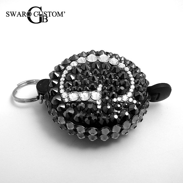 画像6: スワロデコ ネックストラップ リール式 スワロフスキー