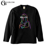 Neon Mona Lisa Swarovski LongTShirt / ネオン モナリザ スワロシャツ ロングスリーブ