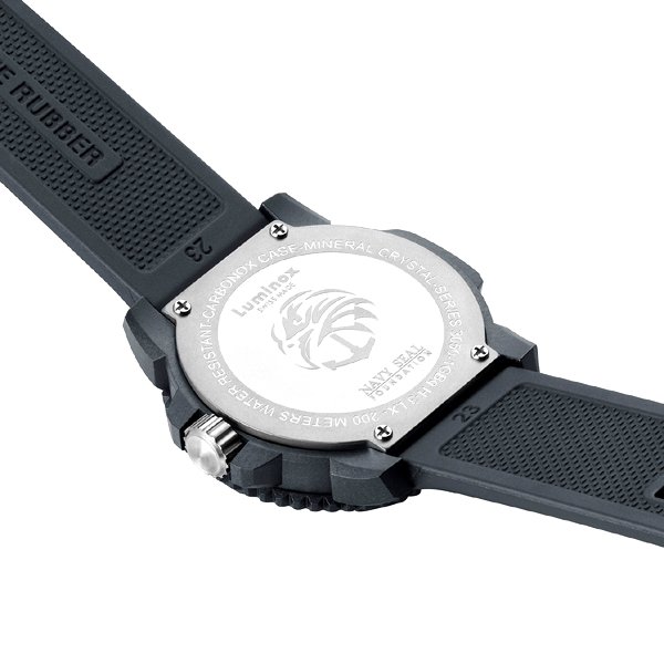 画像10: Luminox Navy Seals Carbonox Black Rubber Colormark 3050 Series XS.3051.GO.NSF