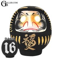 DARUMA （Black）スワロフスキーダルマ カスタムオーダー ※ご希望の数字をデザインして製作した実績となります