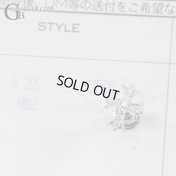 画像4: 【インボイス原本付】CHROME HEARTS クロムハーツ NO2 CHクロス スタッドピアス パヴェダイヤモンド | 250324