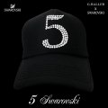ナンバー5　キャップ　G-BALLER　オリジナル　スワロフスキーCAP