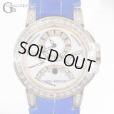 HARRY WINSTON オーシャンクロノ 18KPG アフターバケットダイヤ