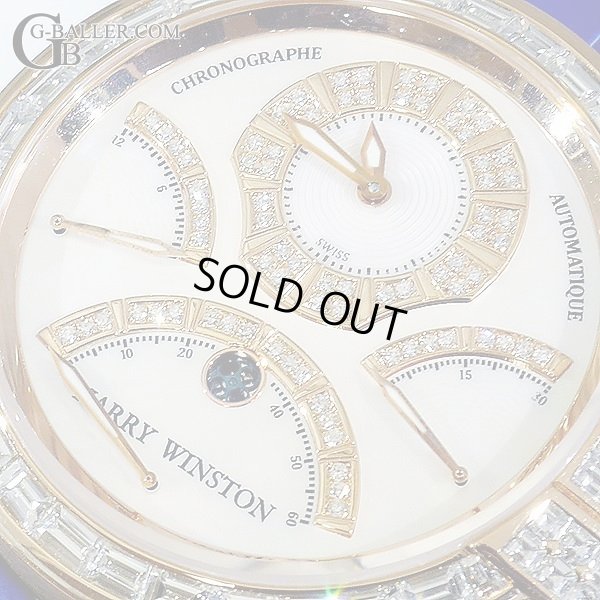 オーシャンクロノ 18KPG ホワイトシェル文字盤 ダイヤ