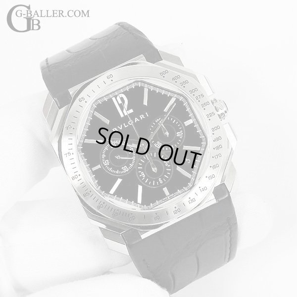 ブルガリオクト クロノグラフ BGO41BSLDCHTA 中古