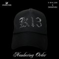 スワロフスキー　数字　イニシャル　オーダー　CAP　
