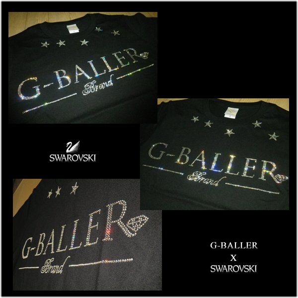 画像2: G-BALLER　スワロＴシャツ　スター　ジーボーラー　オリジナル　スワロフスキー　シャツ
