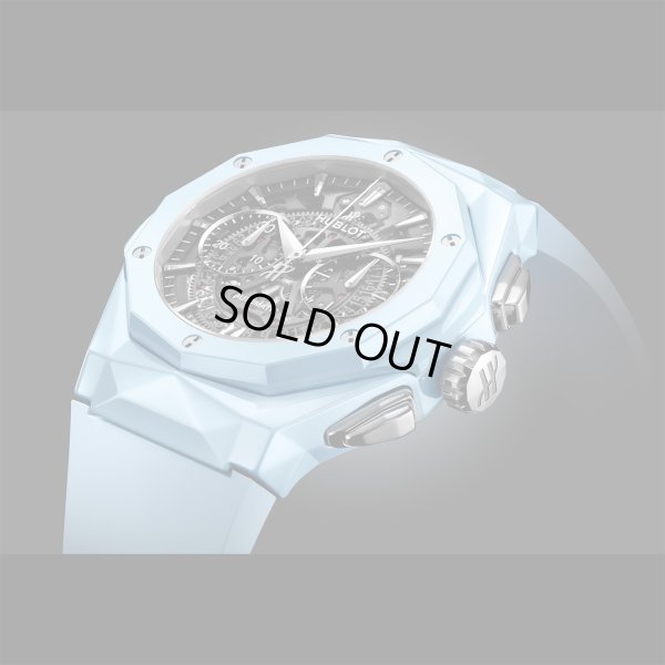 画像3: 【値下げ】【新品 世界限定100本】ウブロ アエロ・フュージョン クロノグラフ オーリンスキー スカイブルーセラミック 525.ES.0170.RX.ORL22