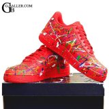 NIKEエアフォース ペイントカスタムスニーカー