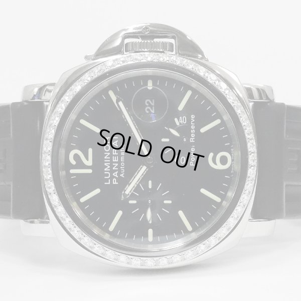 画像2: Panerai Luminor Power Reserve Date Bezel Diamond Rubber Strap