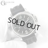 【純正ラバーベルト/バックル付】PANERAI パネライ ルミノール ベゼルダイヤモンド パワーリザーブ デイト 黒文字盤 ラバーベルト / 240425