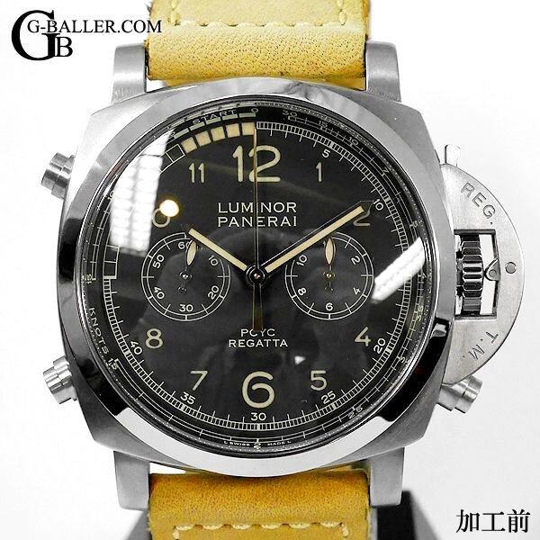 パネライルミノールレガッタ アフターダイヤベゼル