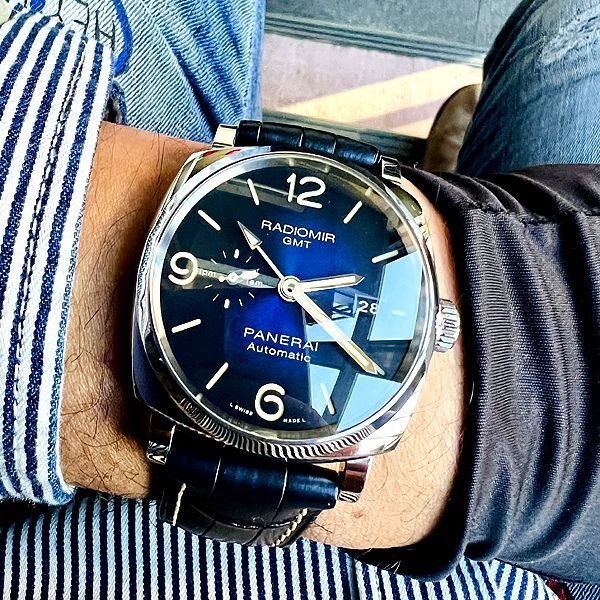 画像8: ラジオミール 1940 3デイズ GMT アッチャイオ 45mm PAM00945 ブティック限定 388本 メディテラネオ エディション レザー