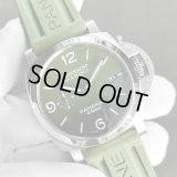 【世界限定500本 / 国内正規 / 未使用 / 付属完備】PANERAI パネライ ルミノールマリーナ eSteel™ PAM01356 グリーン文字盤 ブティック限定モデル /22827