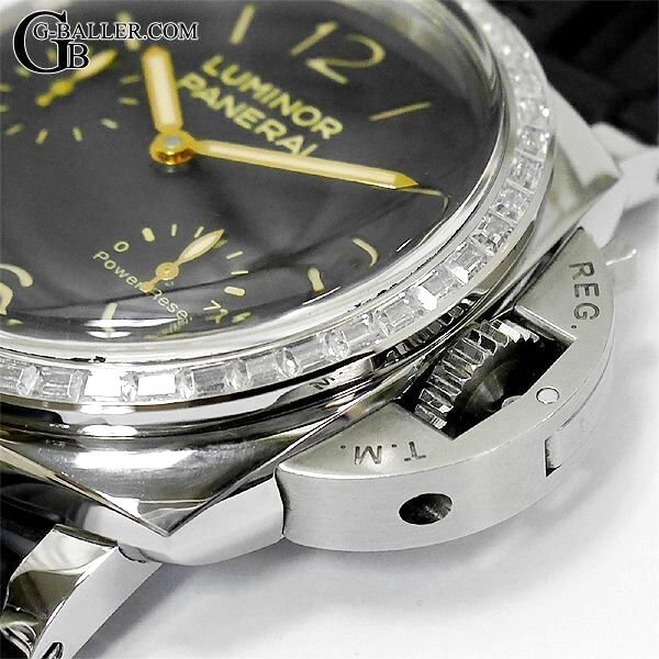 バゲットダイヤをセッティングしたアフターダイヤベゼル