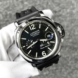 【純正ラバーベルト/バックル付】PANERAI パネライ ルミノール パワーリザーブ デイト PAM00090 黒文字盤 ラバーベルト /23617