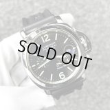 【純正ラバーベルト/バックル付】PANERAI パネライ ルミノール パワーリザーブ デイト PAM00090 黒文字盤 ラバーベルト /23617