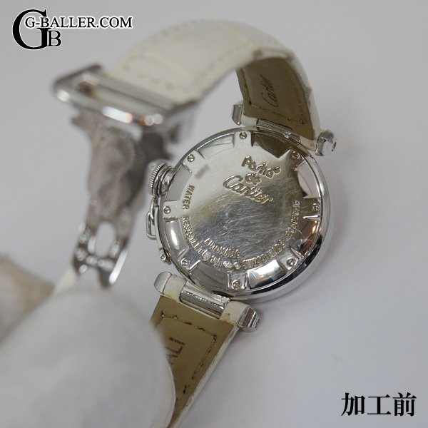 カルティエ時計の傷も新品仕上げで綺麗に直します。