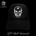 ペラフィネ仕様　スワロ　キャップ　スカル　スワロフスキー　ＣＡＰ