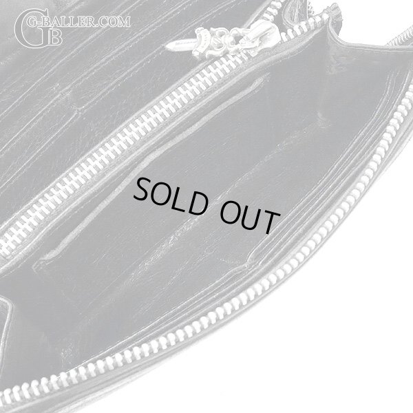 画像7: 【激レア / デストロイレザー】CHROME HEARTS クロムハーツ REC F ZIP ゼロピラミッド スタッズコーナー ラウンドジップ レザーウォレット | 240501