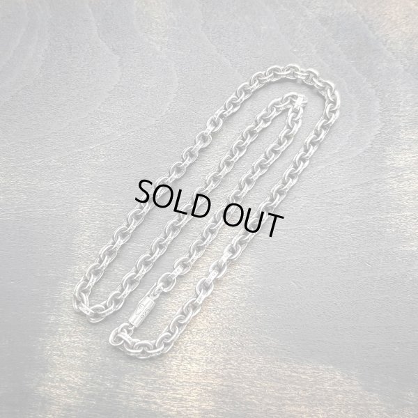 画像1: 【美品 / レザーポーチ付】CHROME HEARTS クロムハーツ ペーパーチェーン ネックレス 18インチ | 241021