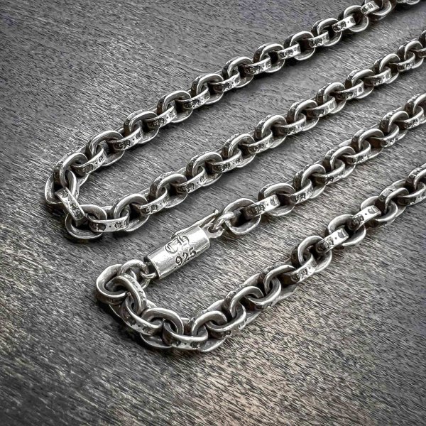 画像2: 【美品 / レザーポーチ付】CHROME HEARTS クロムハーツ ペーパーチェーン ネックレス 18インチ | 241021