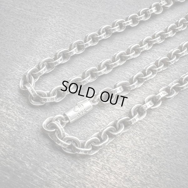 画像2: 【美品 / レザーポーチ付】CHROME HEARTS クロムハーツ ペーパーチェーン ネックレス 18インチ | 241021