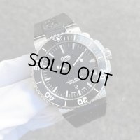 Oris AQUIS DATE 7653-04 Black Dial Black Rubber Strap AT SS