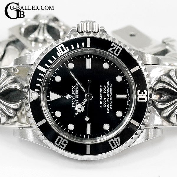 画像3: ロレックス サブマリーナ クロムハーツ ウォッチバンド取付 サイズ調整