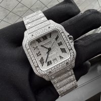 Cartier Santos サントス ドゥ カルティエ LM フルダイヤ 