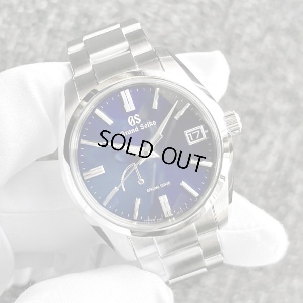 画像1: 【国内正規 / 付属完備】GRAND SEIKO グランドセイコー ヘリテージコレクション スプリングドライブ パワーリザーブ ミッドナイトブルー SBGA439 9R65-0DY0 / 240113