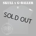 G-BALLER　スカル　サイド　プリント　Tシャツ　Gボーラー　オリジナル　スカルTシャツ