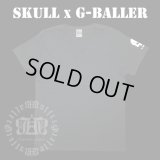 G-BALLER　スカル　サイド　プリント　Tシャツ　Gボーラー　オリジナル　スカルTシャツ