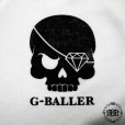 画像3: スカルＸダイヤ　Vネック　Ｔ-シャツ　　G-BALLER　 (3)