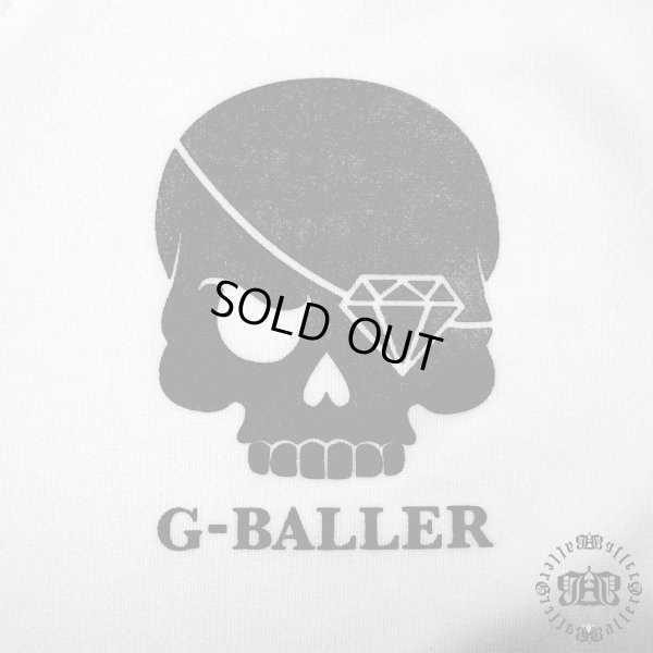 画像3: スカルＸダイヤ　Vネック　Ｔ-シャツ　　G-BALLER　