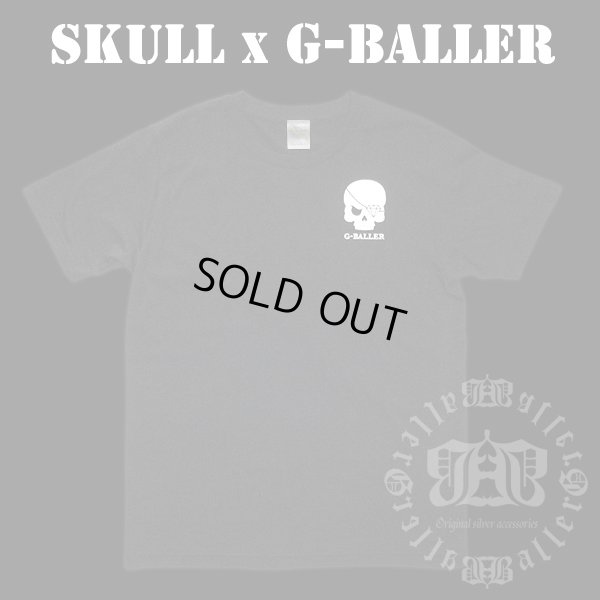 画像1: G-BALLER　スカル　プリント　Tシャツ　Gボーラー　オリジナル　スカルTシャツ