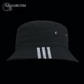 3LINE BlackBuckethat/3ライン スポーティーモデルバケットハット（Black）