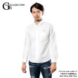 スワロ　シャツ　ダブルスター　スタッズ　スワロフスキー　ドレスシャツ　